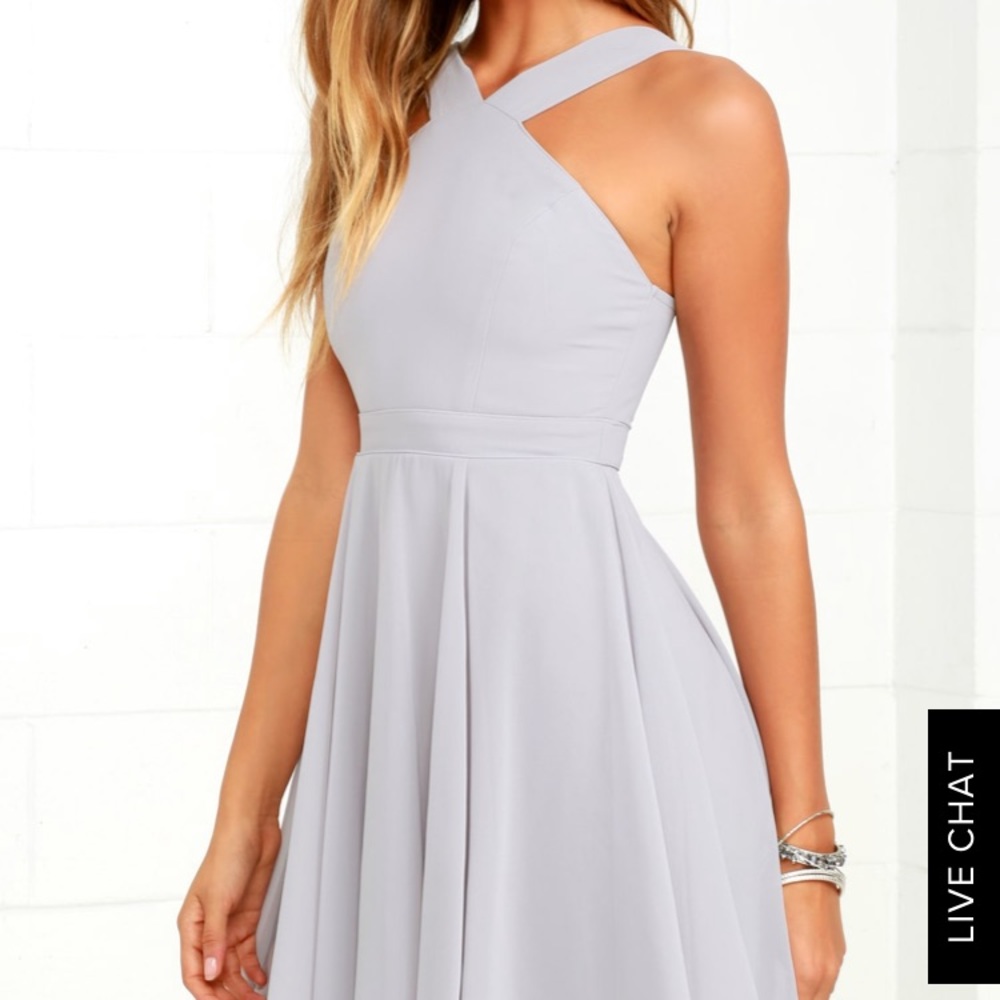 Lulus light purple homecoming dress